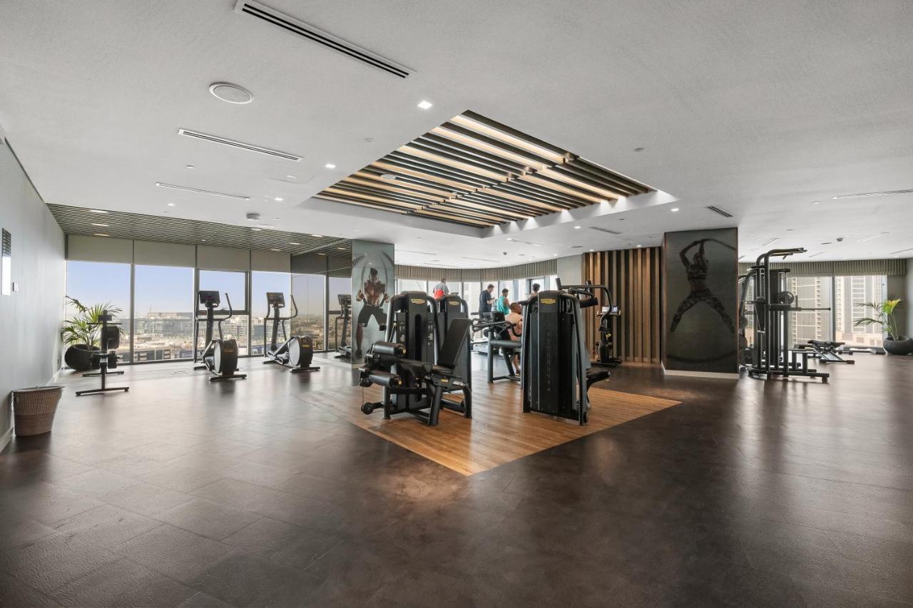 Full Burj Khalifa View Lux 2Bedroom With Rooftop Pool Central Location In Paramount Hotel Midtown Dubai Eksteriør billede