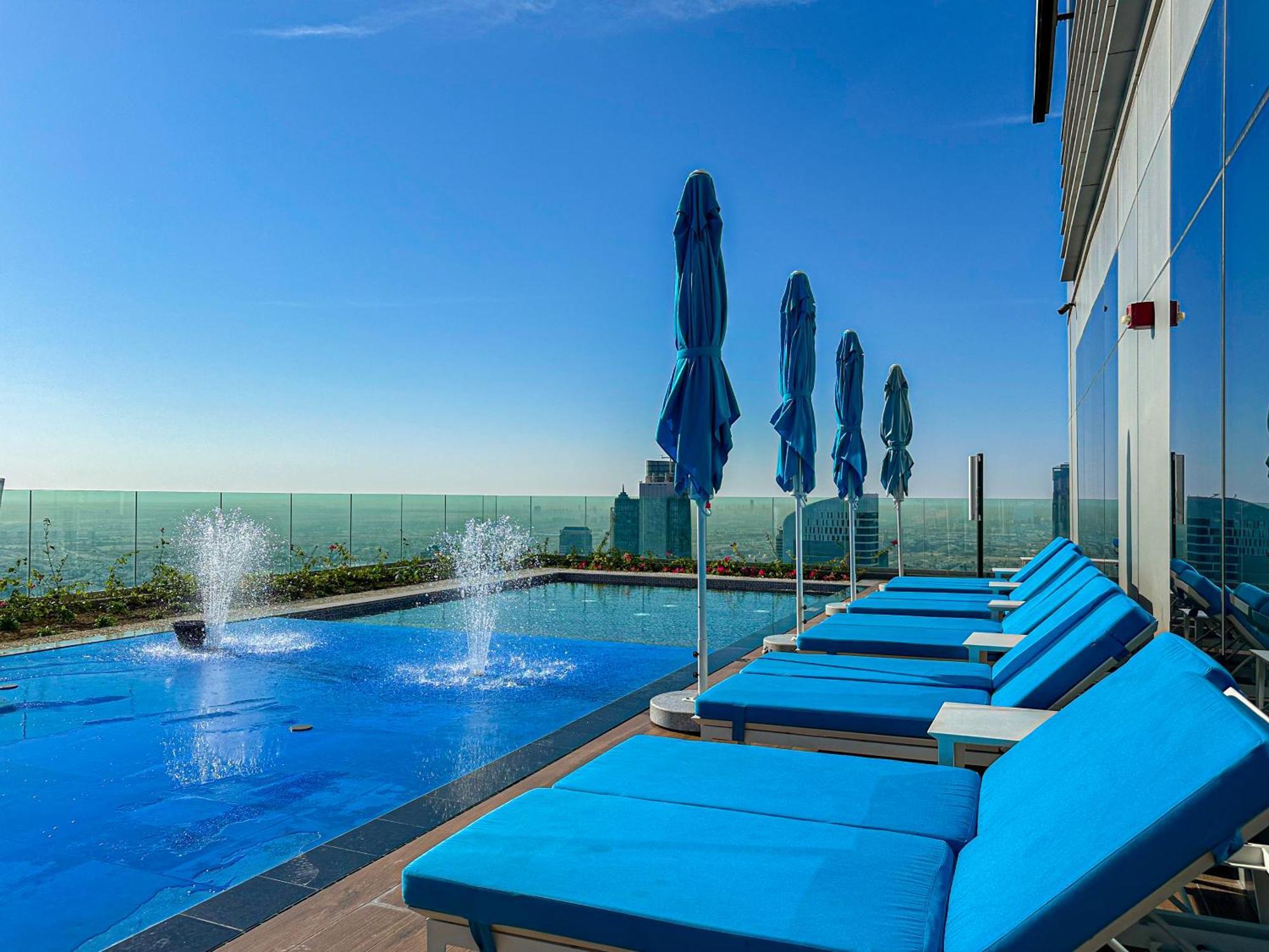 Full Burj Khalifa View Lux 2Bedroom With Rooftop Pool Central Location In Paramount Hotel Midtown Dubai Eksteriør billede